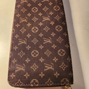 Louis Vuitton Monogram Canvas Wallet in Brown and Gold